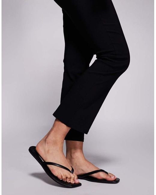 River Island Black Flare Pants