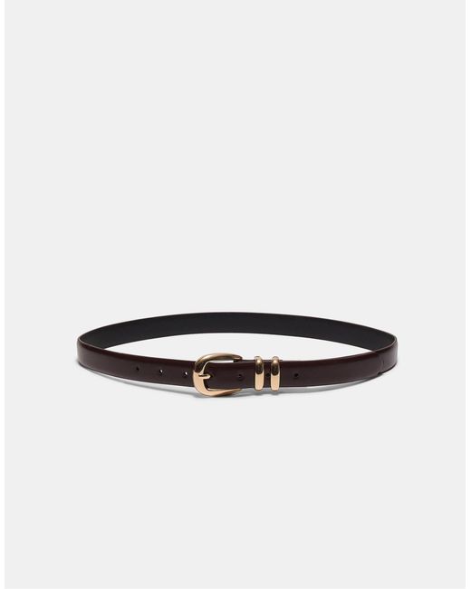 Stradivarius White – basic – gürtel
