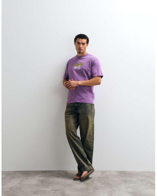 Vans Purple Fresh Hit T-shirt for men