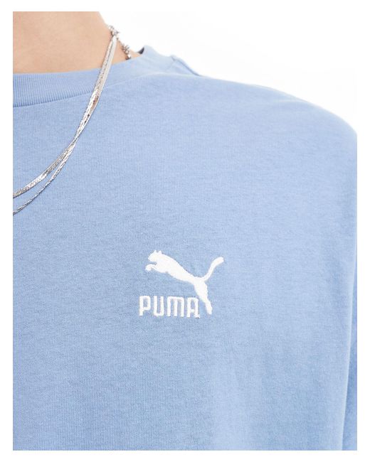 PUMA Blue Classics Oversized T-shirt for men