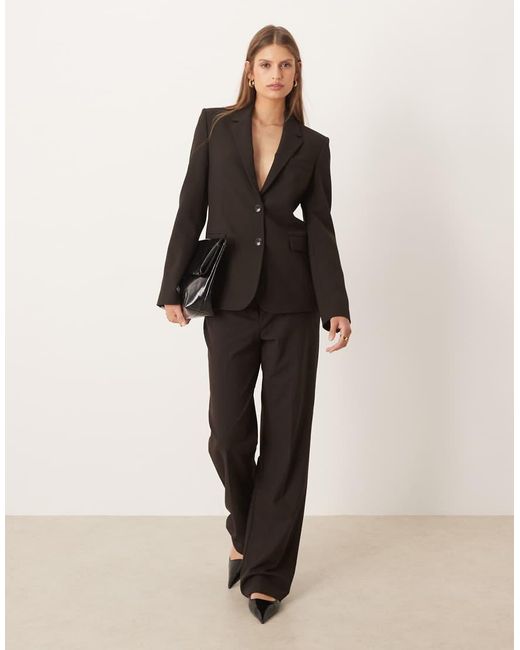 Mango Black Bergen Tailored Classic Blazer Co-Ord