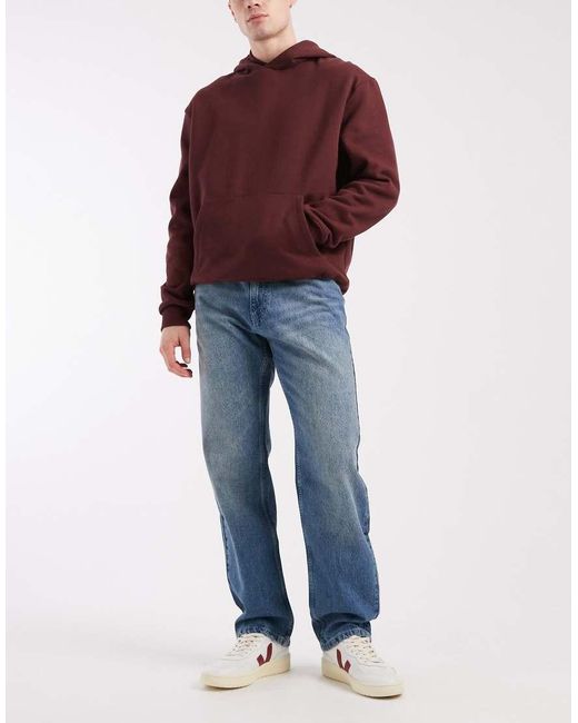 Vaqueros Con De Corte Recto De -Azul ASOS de hombre de color Blue