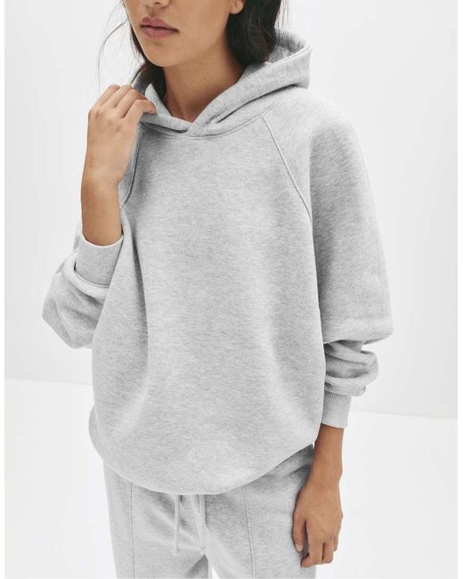 Pull&Bear Gray Oversized Hoodie