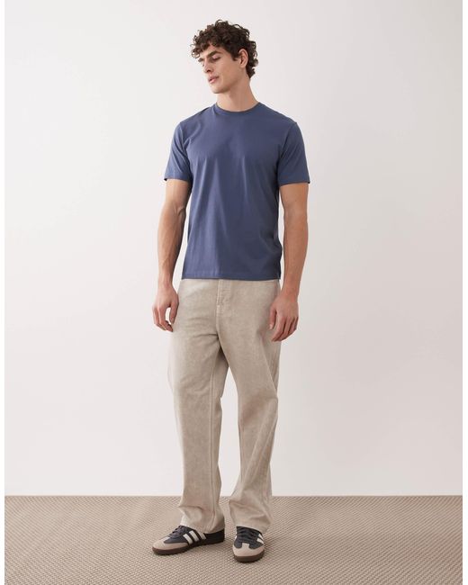 ARKET Blue Jersey T-shirt for men