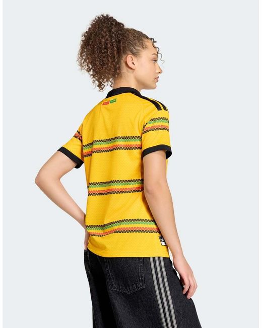 Adidas Originals Metallic Jamaica 26 X Bob Marley Home Jersey