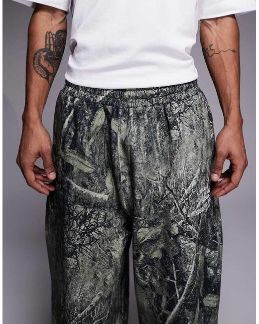Good For Nothing Gray Co-ord baggy Realtree Camo joggers for men