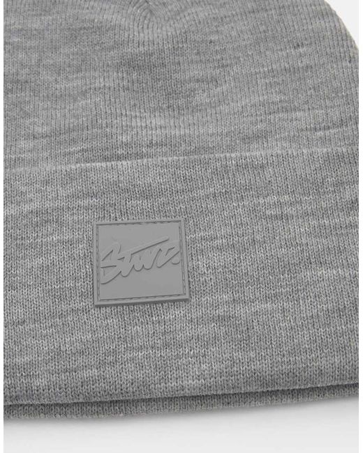 Pull&Bear Gray Beanie Hat for men