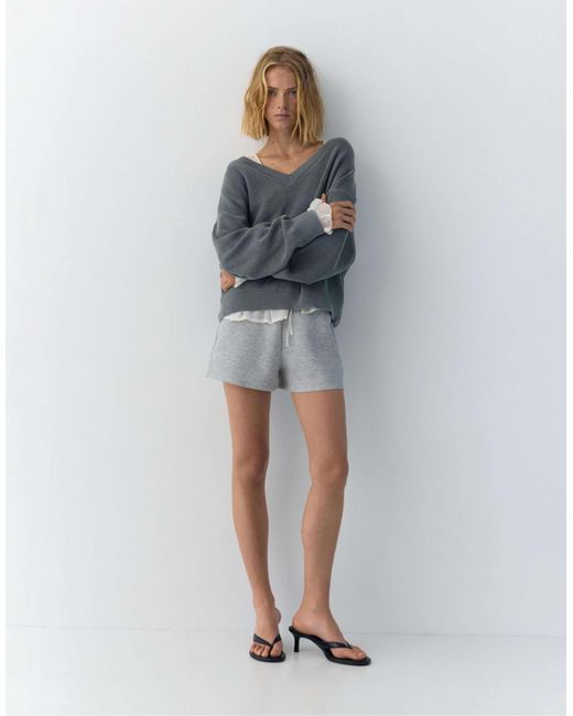 Pull&Bear Gray – pullover