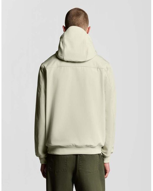 Lyle & Scott Natural Fleece Back Softshell Jacket for men