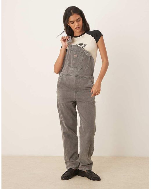 Dickies Natural Denim Classic Bib