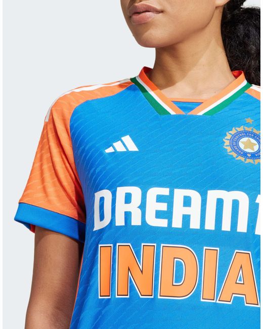 Adidas Originals Blue – india cricket t20i – trikot