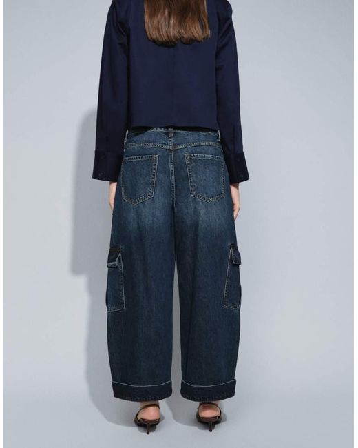 ASOS Blue Utility Cargo Jean