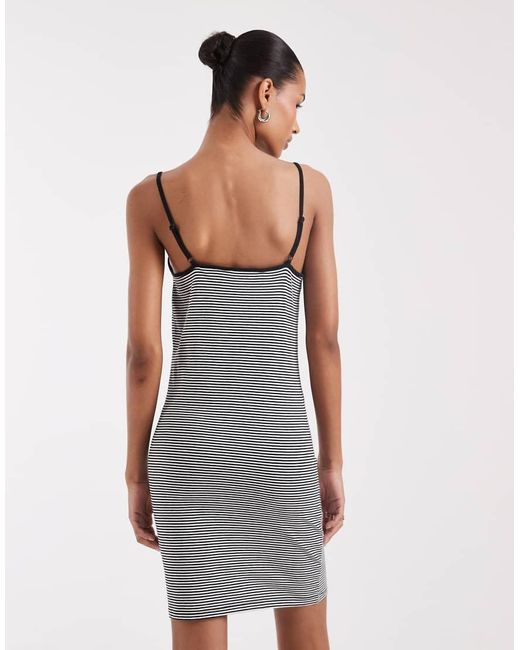 JJXX Black Jersey Cami Mini Dress