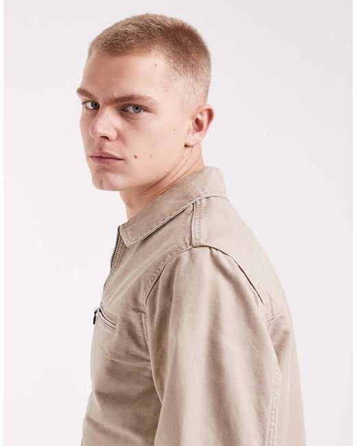Levi's Natural Garage Zip Through Jacket for men