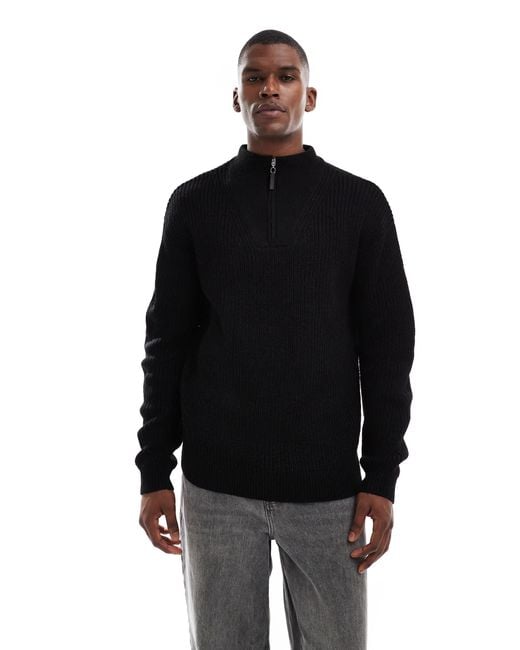 New Look – strickpullover in Black für Herren