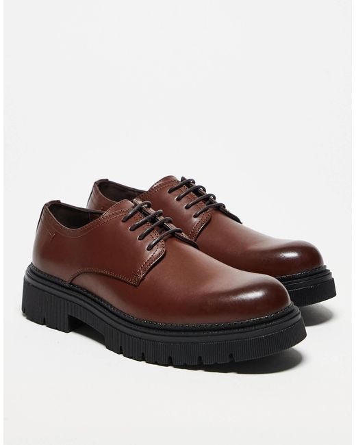 ASOS Gray Lace Up Shoes for men