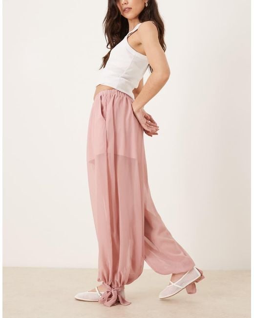 Glamorous Pink Balloon Pants
