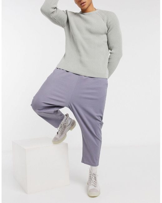 Pantalon chino à entrejambe bas ASOS pour homme en coloris Multicolor