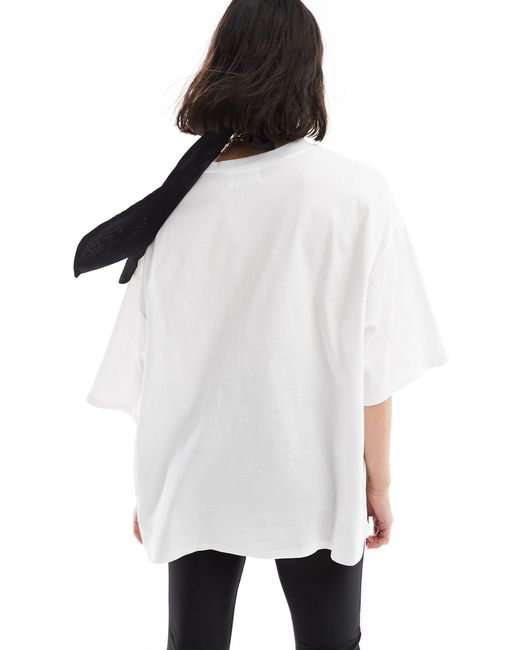 ASOS White – oversize-t-shirt