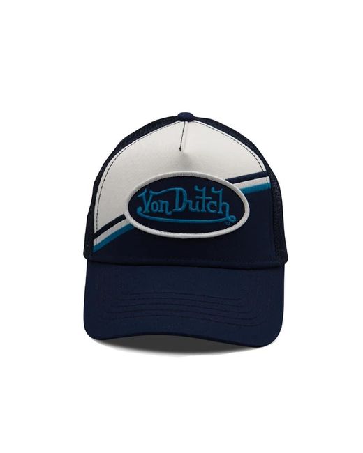 Von Dutch Blue Raceway Trucker Cap for men