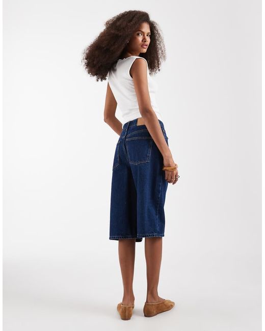 ASOS Blue Baggy Bermuda Short