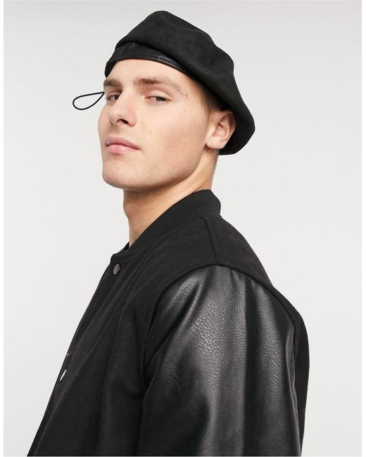ASOS Beret Hat in Black for Men | Lyst