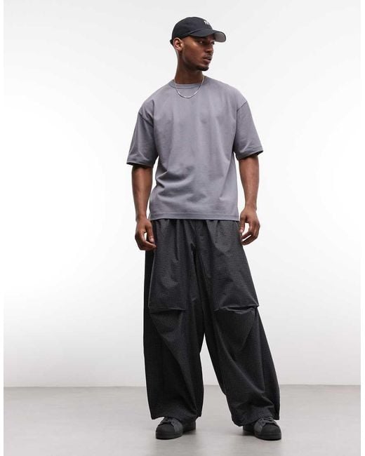 ASOS Purple Heavyweight Oversized T-shirt With 8 Graphic for men