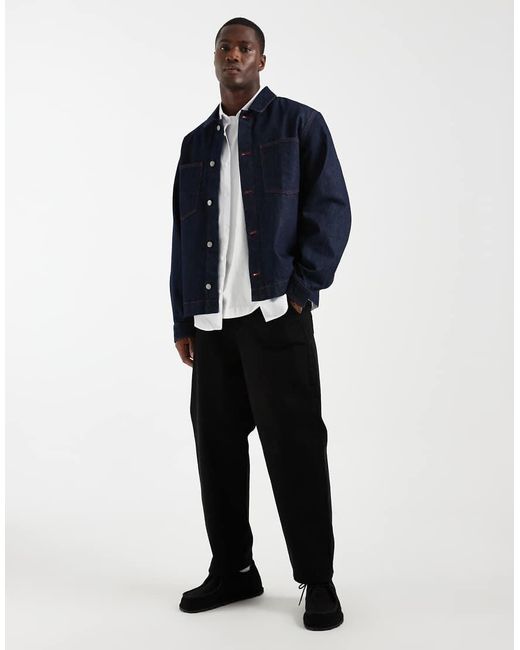 ASOS Blue Long Sleeved Shirt for men