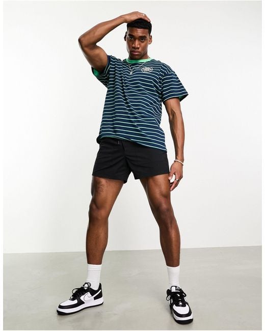 Nike Blue Trend Striped T-shirt for men