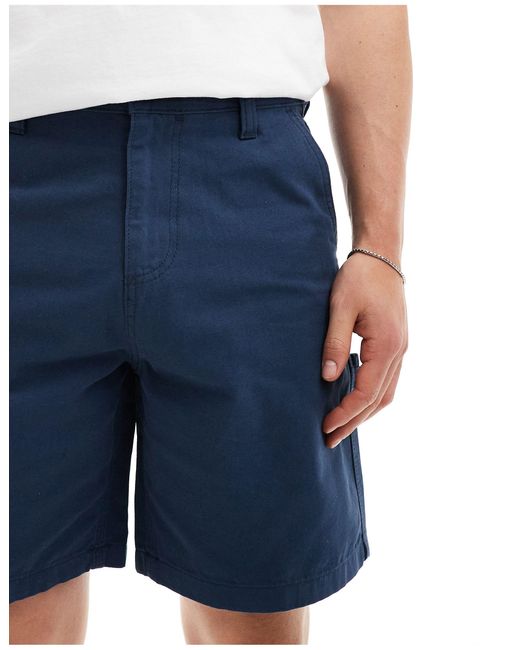 ASOS – carpenter-shorts in Blue für Herren