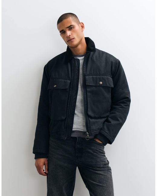 Veste utilitaire style barn e Weekday pour homme en coloris Blue