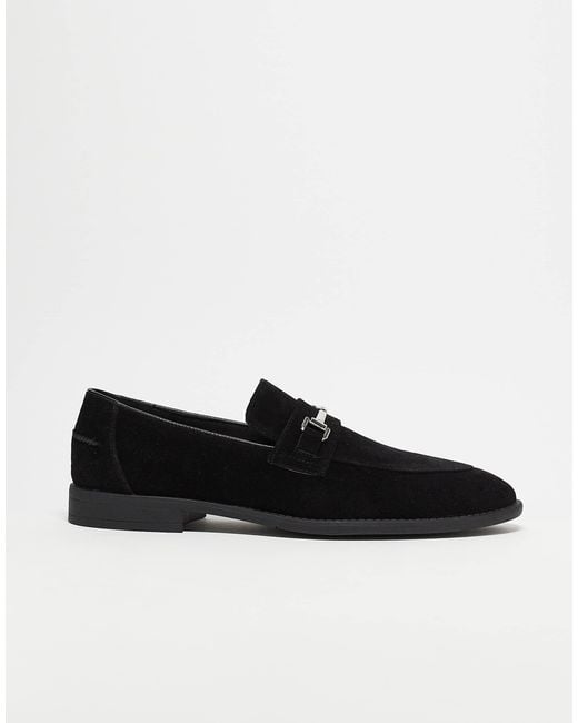 ASOS Men's Black Snaffle Detail Loafers