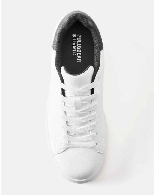 Pull&Bear Lässige sneaker mit detail in White für Herren