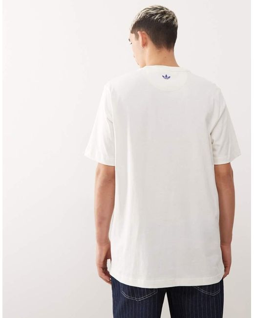 Adidas Originals White 80's Logo Graphic T-Shirt