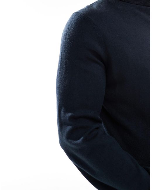 Threadbare – rollkragenpullover in Blue für Herren