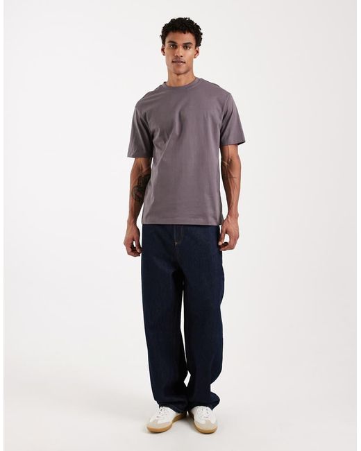 Only & Sons Gray Relaxed Fit T-shirt for men