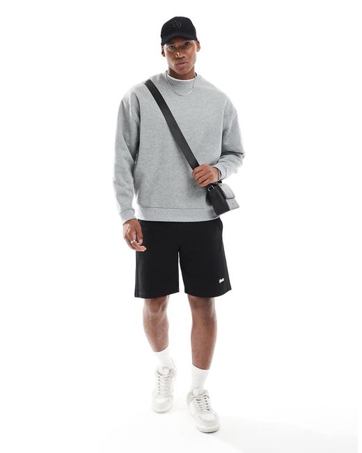 ASOS Gray Essentials Relaxed Fit Sweatshirt for men