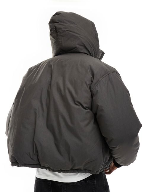 Weekday – floyd – wattierte bomberjacke in Gray für Herren