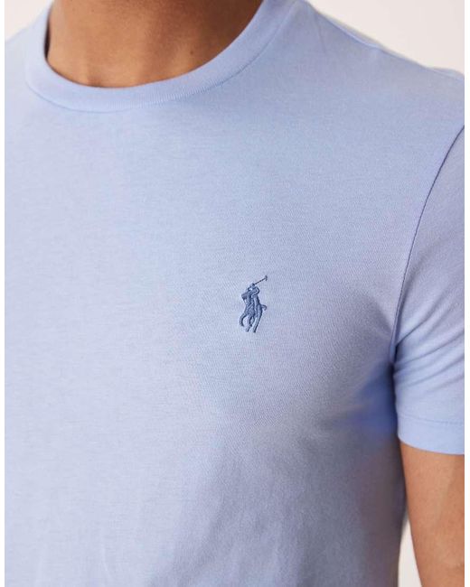 Polo Ralph Lauren Blue Short Sleeves Classic T-Shirt for men