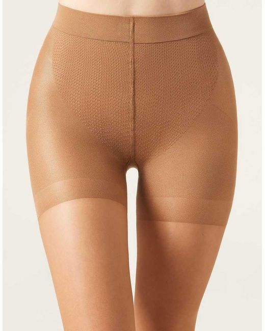 Calzedonia White Strong Sculpt 15 Denier Sheer Tights