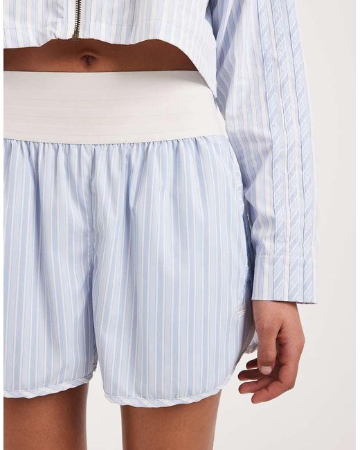 Adidas Originals White Premium Essentials Shorts