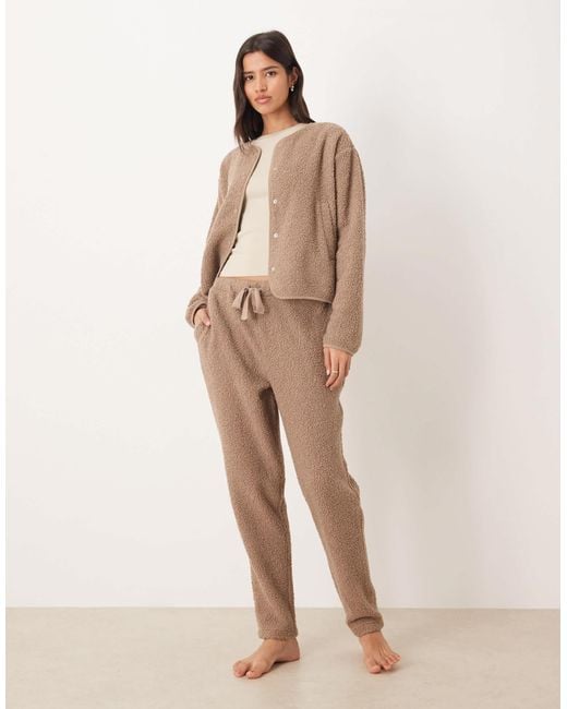 ASOS Brown Borg Lounge Jacket