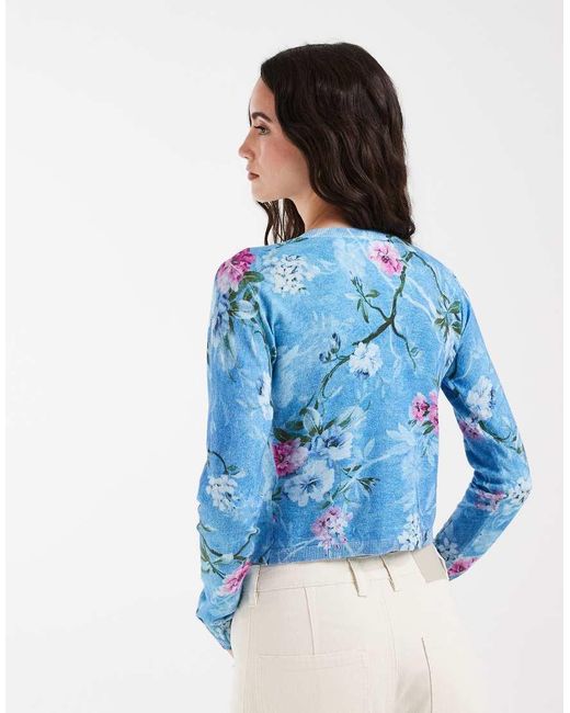 Muse Assembly Blue Button Down Cardigan