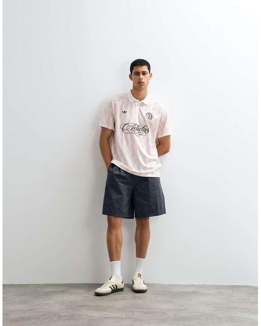 Adidas Originals White Summer Jersey With Script Logo