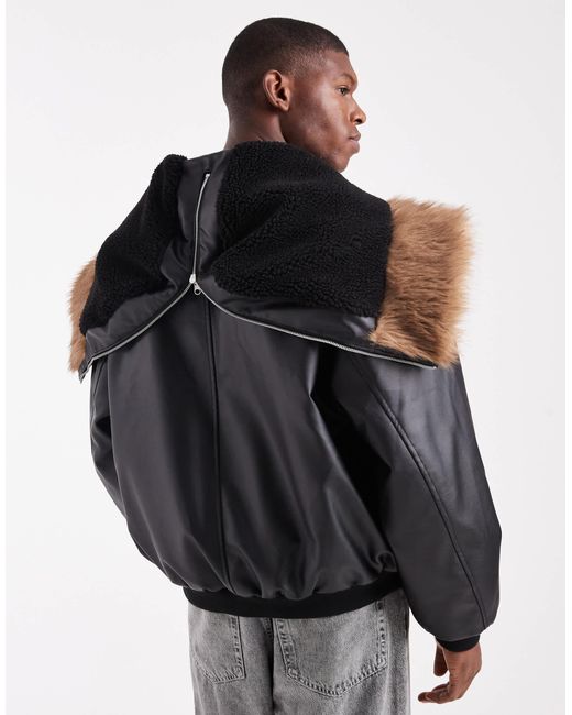 ASOS – bomberjacke in Black für Herren