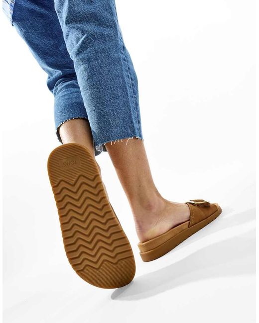 TOMS Brown Marin Slide