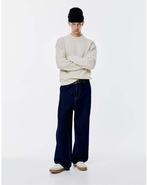 Maglione di Pull&Bear in White da Uomo