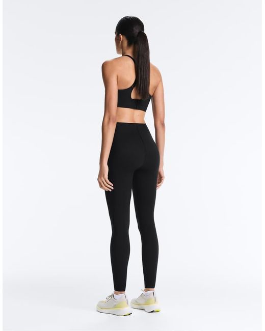 Oysho Black Extra-Compressive Raise Up 65Cm Ankle-Length Leggings