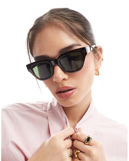 A.Kjærbede Brown Kaws Square Sunglasses