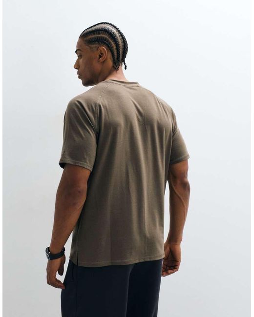 4505 Green Yoga Performance Jersey Quick Dry Boxy Training T-shirt for men